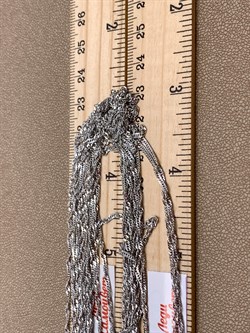 *Колье р.50 Сингапур 12 рядов арт. НХ 22-086А-3-059 Вес 24,61 г - фото 333772