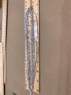 *Колье р.50 Сингапур 12 рядов арт. НХ 22-086А-3-059 Вес 24,61 г - фото 333774