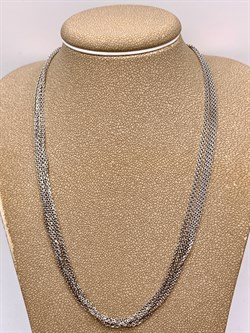 Шейное украшение р.40-45 Якорь 6 рядов арт. 8100469-С888-01-980 Вес 8,81 г - фото 333825 Шейное украшение р.40-45 Якорь 6 рядов арт. 8100469-С888-01-980 Вес 8,81 г - фото 333825