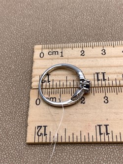 *КОЛЬЦО р.17,5 Корунд Синий Сапфир арт. R00501-543, (вес 2,43 г) - фото 333850