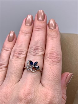 *КОЛЬЦО р.17 Корунд Синий Сапфир арт. R00628-255, (вес 2,83 г) - фото 333879 *КОЛЬЦО р.17 Корунд Синий Сапфир арт. R00628-255, (вес 2,83 г) - фото 333879