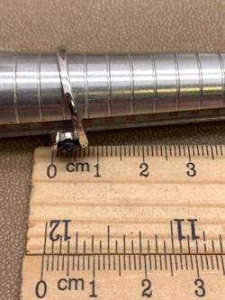 *КОЛЬЦО р.17,5 Корунд Синий Сапфир арт. R00072-411, (вес 2,93 г) - фото 333884 *КОЛЬЦО р.17,5 Корунд Синий Сапфир арт. R00072-411, (вес 2,93 г) - фото 333884