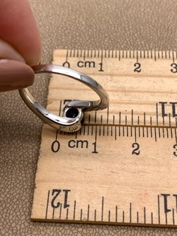 *КОЛЬЦО р.17,5 Корунд Синий Сапфир арт. R00072-411, (вес 2,93 г) - фото 333891 *КОЛЬЦО р.17,5 Корунд Синий Сапфир арт. R00072-411, (вес 2,93 г) - фото 333891