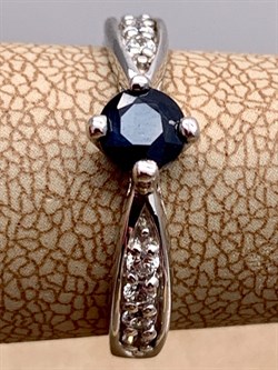 *КОЛЬЦО р.17 Корунд Синий Сапфир арт. R00533-301, (вес 2,2 г) - фото 333898 *КОЛЬЦО р.17 Корунд Синий Сапфир арт. R00533-301, (вес 2,2 г) - фото 333898