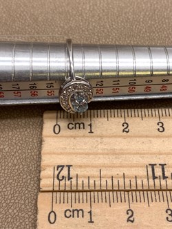 *КОЛЬЦО р.17,5 Голубой Топаз арт. R00096-533, (вес 1,8 г) - фото 333925 *КОЛЬЦО р.17,5 Голубой Топаз арт. R00096-533, (вес 1,8 г) - фото 333925