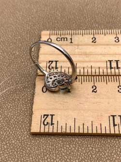 *КОЛЬЦО р.17,5 Голубой Топаз арт. R00096-533, (вес 1,8 г) - фото 333931 *КОЛЬЦО р.17,5 Голубой Топаз арт. R00096-533, (вес 1,8 г) - фото 333931