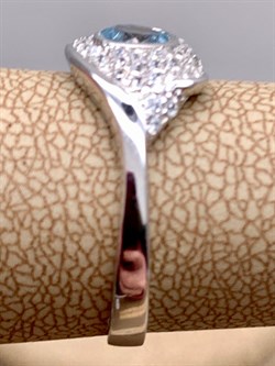 *Кольцо р.18  Голубой Топаз арт. R00032-130 вес 2,48 г - фото 333938 *Кольцо р.18  Голубой Топаз арт. R00032-130 вес 2,48 г - фото 333938