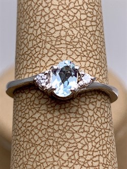 *КОЛЬЦО р.17 Голубой Топаз арт. R00070-711, (вес около 2,3 г) - фото 333959 *КОЛЬЦО р.17 Голубой Топаз арт. R00070-711, (вес около 2,3 г) - фото 333959