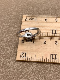 *Кольцо р.17,5 Голубой Топаз арт. R00029-927 вес 3,08 г - фото 333971