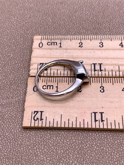 *Кольцо р.17,5 Голубой Топаз арт. R00029-927 вес 3,08 г - фото 333973