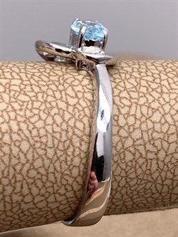 *КОЛЬЦО р.17,5 Голубой Топаз арт. R00009-476, (вес 2,48 г) - фото 333978 *КОЛЬЦО р.17,5 Голубой Топаз арт. R00009-476, (вес 2,48 г) - фото 333978