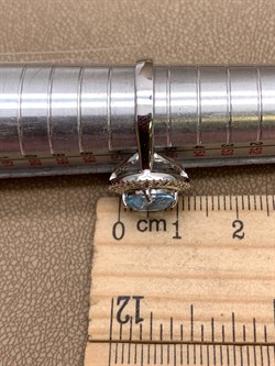 *Кольцо р.18 Голубой Топаз арт. R00002-069 вес 4,23 г - фото 333985 *Кольцо р.18 Голубой Топаз арт. R00002-069 вес 4,23 г - фото 333985