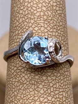 *КОЛЬЦО р.17 Голубой Топаз арт. R00013-704, (вес 2,77 г) - фото 334027 *КОЛЬЦО р.17 Голубой Топаз арт. R00013-704, (вес 2,77 г) - фото 334027