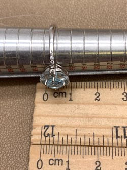 *Кольцо р.18 Голубой Топаз арт. R00082-205, (вес 2,74 г) - фото 334034 *Кольцо р.18 Голубой Топаз арт. R00082-205, (вес 2,74 г) - фото 334034