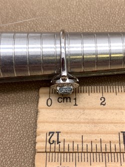 *Кольцо р.17,5 Голубой Топаз арт. R00093-817 вес 2,1 г - фото 334065