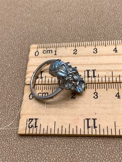 *КОЛЬЦО р.17,5 Голубой Топаз арт. R00083-357, (вес 4,58 г) - фото 334082 *КОЛЬЦО р.17,5 Голубой Топаз арт. R00083-357, (вес 4,58 г) - фото 334082