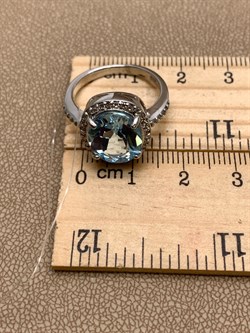 *КОЛЬЦО р.17 Голубой Топаз арт. R00087-391, (вес 5,19 г) - фото 334092 *КОЛЬЦО р.17 Голубой Топаз арт. R00087-391, (вес 5,19 г) - фото 334092