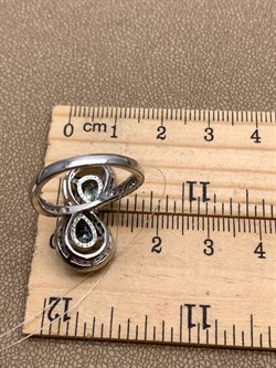 *Кольцо р.17,5 Голубой Топаз арт. R00107-421 Вес 4,39 г - фото 334100 *Кольцо р.17,5 Голубой Топаз арт. R00107-421 Вес 4,39 г - фото 334100