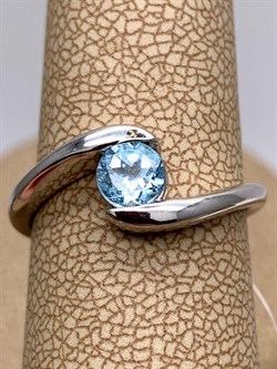 *КОЛЬЦО р.17 Голубой Топаз арт. R00072-693, (вес 2,62 г) - фото 334108 *КОЛЬЦО р.17 Голубой Топаз арт. R00072-693, (вес 2,62 г) - фото 334108