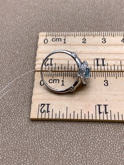 *КОЛЬЦО р.17 Голубой Топаз арт. R00094-499, (вес 3,35 г) - фото 334122 *КОЛЬЦО р.17 Голубой Топаз арт. R00094-499, (вес 3,35 г) - фото 334122