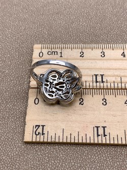 *КОЛЬЦО р.18,5 Голубой Топаз арт. R00034-168, (вес около 4,53 г) - фото 334151