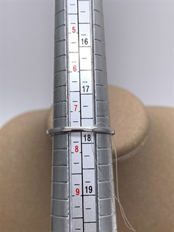 *КОЛЬЦО р.18 Голубой Топаз арт. R00057-464, (вес 3,26 г) - фото 334166