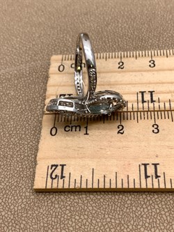 *Кольцо р.17,5 Голубой Топаз арт. R00107-770 Вес 4,46 г - фото 334183 *Кольцо р.17,5 Голубой Топаз арт. R00107-770 Вес 4,46 г - фото 334183