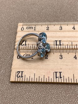 *Кольцо р.17,5 Голубой Топаз арт. R00031-107 вес 4,1 г - фото 334194 *Кольцо р.17,5 Голубой Топаз арт. R00031-107 вес 4,1 г - фото 334194