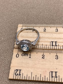 *Кольцо р.17,5 Голубой Топаз арт. R00093-824 вес 2,14 г - фото 334203 *Кольцо р.17,5 Голубой Топаз арт. R00093-824 вес 2,14 г - фото 334203