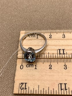 *КОЛЬЦО Голубой Топаз арт. R00047-719, (вес около 3,66 г) - фото 334213 *КОЛЬЦО Голубой Топаз арт. R00047-719, (вес около 3,66 г) - фото 334213