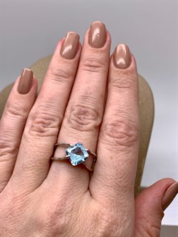 *КОЛЬЦО р.18 Голубой Топаз арт. R00046-269, (вес 3,8 г) - фото 334233 *КОЛЬЦО р.18 Голубой Топаз арт. R00046-269, (вес 3,8 г) - фото 334233
