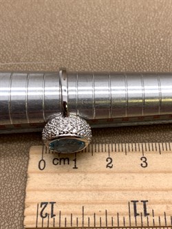 *КОЛЬЦО р.18 Голубой Топаз арт. R00020-135, (вес 4,35 г) - фото 334248 *КОЛЬЦО р.18 Голубой Топаз арт. R00020-135, (вес 4,35 г) - фото 334248