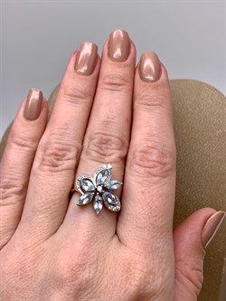 *КОЛЬЦО р.17,5 Голубой Топаз арт. R00095-932, (вес 3,82 г) - фото 334295 *КОЛЬЦО р.17,5 Голубой Топаз арт. R00095-932, (вес 3,82 г) - фото 334295