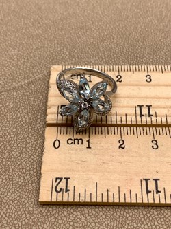 *КОЛЬЦО р.17,5 Голубой Топаз арт. R00095-932, (вес 3,82 г) - фото 334297 *КОЛЬЦО р.17,5 Голубой Топаз арт. R00095-932, (вес 3,82 г) - фото 334297