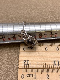 *Кольцо р.18 Раухтопаз Дымчатый Кварц арт. R00309-078 вес 3,82 г - фото 334300