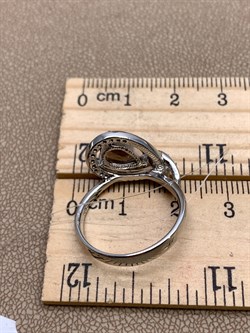 *Кольцо р.18 Раухтопаз Дымчатый Кварц арт. R00309-078 вес 3,82 г - фото 334307