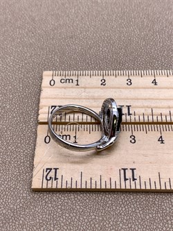 *Кольцо р.18 Раухтопаз Дымчатый Кварц арт. R00309-078 вес 3,82 г - фото 334309