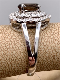 *Кольцо р.17,5 Раухтопаз Дымчатый Кварц  арт. R00196-050 Вес 5,13 г - фото 334315 *Кольцо р.17,5 Раухтопаз Дымчатый Кварц  арт. R00196-050 Вес 5,13 г - фото 334315