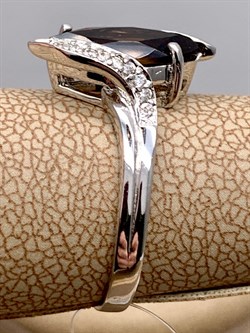 *КОЛЬЦО р.17 Раухтопаз Дымчатый Кварц арт. R00028-613, (вес 2,73 г) - фото 334337 *КОЛЬЦО р.17 Раухтопаз Дымчатый Кварц арт. R00028-613, (вес 2,73 г) - фото 334337