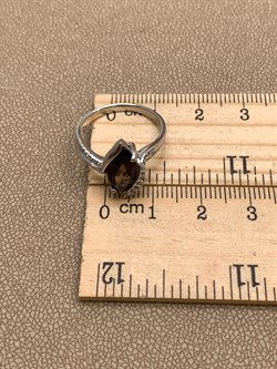 *КОЛЬЦО р.17 Раухтопаз Дымчатый Кварц арт. R00028-613, (вес 2,73 г) - фото 334341 *КОЛЬЦО р.17 Раухтопаз Дымчатый Кварц арт. R00028-613, (вес 2,73 г) - фото 334341