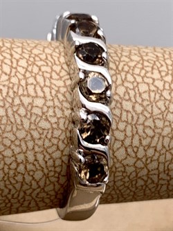 *КОЛЬЦО р.17,5 Раухтопаз Дымчатый Кварц арт. R00193-254, (вес 3,25 г) - фото 334347 *КОЛЬЦО р.17,5 Раухтопаз Дымчатый Кварц арт. R00193-254, (вес 3,25 г) - фото 334347