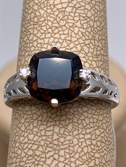 *Кольцо р.17,5 Раухтопаз Дымчатый Кварц арт. R00584-995, (вес 3,12 г) - фото 334359 *Кольцо р.17,5 Раухтопаз Дымчатый Кварц арт. R00584-995, (вес 3,12 г) - фото 334359