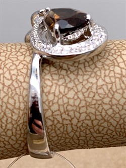 *Кольцо р.17 Раухтопаз Дымчатый Кварц арт. R00309-139 вес 3,64 г - фото 334369 *Кольцо р.17 Раухтопаз Дымчатый Кварц арт. R00309-139 вес 3,64 г - фото 334369