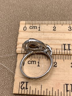 *Кольцо р.17 Раухтопаз Дымчатый Кварц арт. R00309-139 вес 3,64 г - фото 334372 *Кольцо р.17 Раухтопаз Дымчатый Кварц арт. R00309-139 вес 3,64 г - фото 334372