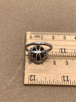 *КОЛЬЦО р.17,5 Раухтопаз Дымчатый Кварц арт. R00485-214, (вес 3,86 г) - фото 334394