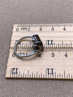 *КОЛЬЦО р.17 Раухтопаз Дымчатый Кварц арт. R00223-643, (вес 3,2 г) - фото 334407