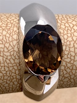 *Кольцо р.17,5 Раухтопаз Дымчатый Кварц арт. R00343-840, (вес 5,4 г) - фото 334411 *Кольцо р.17,5 Раухтопаз Дымчатый Кварц арт. R00343-840, (вес 5,4 г) - фото 334411
