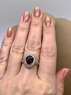 *КОЛЬЦО р.17,5 Раухтопаз Дымчатый Кварц арт. R00633-792, (вес 3,88 г) - фото 334438 *КОЛЬЦО р.17,5 Раухтопаз Дымчатый Кварц арт. R00633-792, (вес 3,88 г) - фото 334438