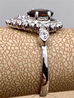 *Кольцо р.18 Раухтопаз Дымчатый Кварц арт. R00325-223 Вес 2,98 г - фото 334466 *Кольцо р.18 Раухтопаз Дымчатый Кварц арт. R00325-223 Вес 2,98 г - фото 334466