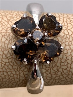 *КОЛЬЦО р.17,5 Раухтопаз Дымчатый Кварц арт. R00186-734, (вес 3,61 г) - фото 334486 *КОЛЬЦО р.17,5 Раухтопаз Дымчатый Кварц арт. R00186-734, (вес 3,61 г) - фото 334486